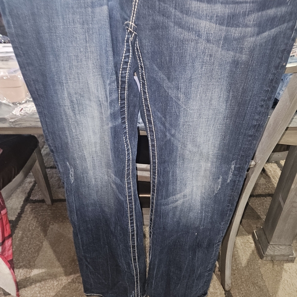 Miss Me Women's Blue Embellished Jeans - Picture 3 of 3